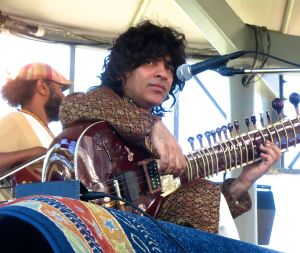 Sitar player Anwar Khurshid performs at Toronto's Harbourfront Centre.